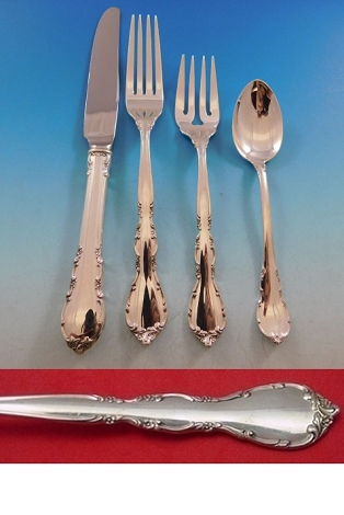 Mignonette by Lunt Sterling Silver Flatware Set for 6 Service 26 pieces